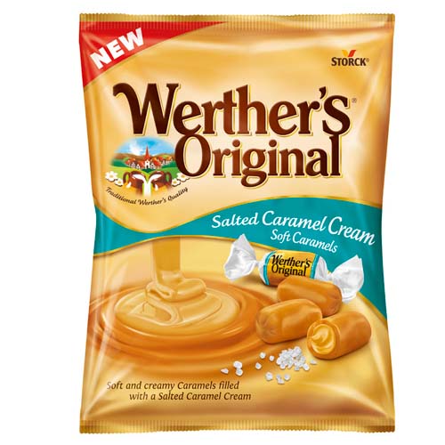Storck Werther's Original Salted Caramel 125 g × 15 Bags