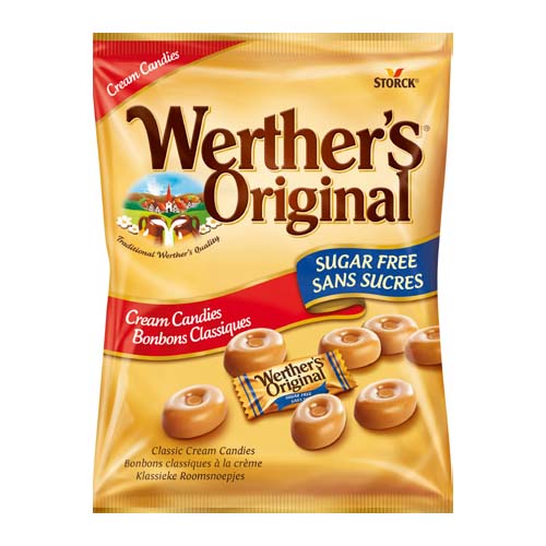 Storck Werther's Original Sugar-Free 70 g × 12 Bags